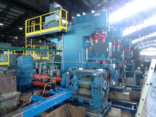 Industrial plant with EPR cardan shafts